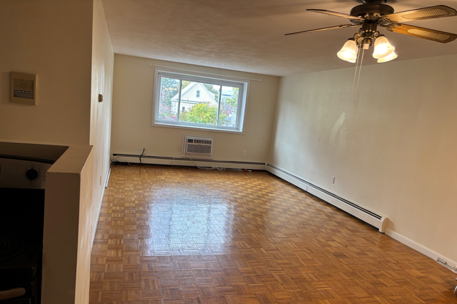 open living room/dining room - Two bed one bath with bike house. Walk to Harvard Square.