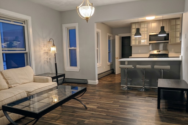 Apt2 Living room - Fully furnished large bedroom in newly renovated 4 bedroom 2 bathroom apartment