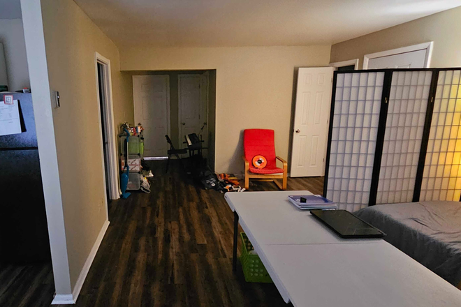 Main living room view - Launch Social Living, Two-Bedroom Apartment
