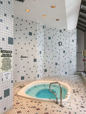 Jacuzzi in a common area - Student-Friendly 1+1 Bedroom Apartment – Steps from U of T and TMU