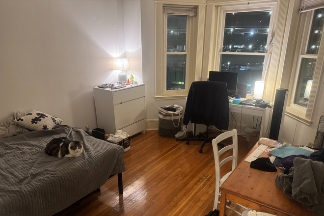 Main room - JAN 1. Westland Ave Studio Apartment Sublet