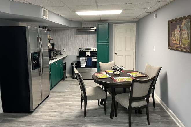 Dining room - Private Furnished 1BR Suite w/ Separate Entrance + All Utilities Included Duplex