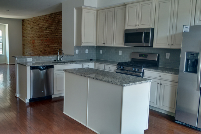 Kitchen-Living Room - 1 room $1100 at Eager Park Luxury Home - 2 min walk to Hopkins Medical Campus