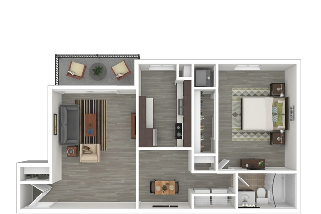 Floor Plan - Terrace View Apartments