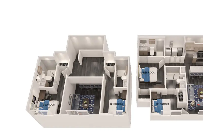 Unit layout - Aspire Tucson Apartments