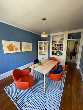 Dining room - Prime Brookline Location, 3-bed/ 1-bath with in-unit laundry Triplex