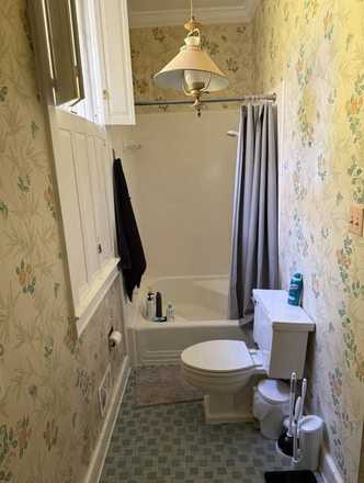 Shower + Tub, Walk in Closet ~2 feet over - Private Bedroom + Bathroom