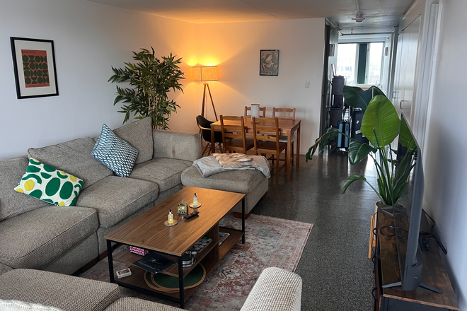 Living Room - Bright & Fully Furnished 2BR at Peabody Terrace – Summer Sublet!
