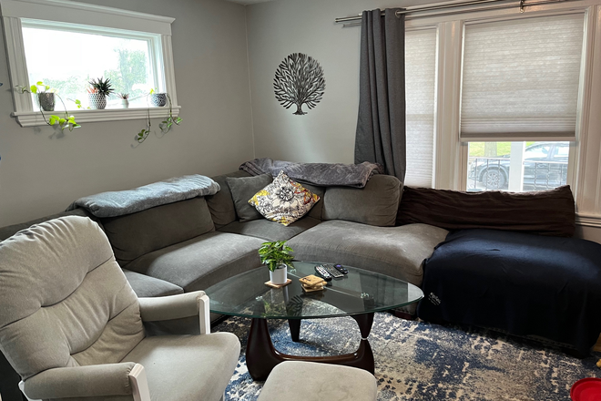 Living Room - 2 bed / 1 bath in Medford Hillside (Tufts) with 2 driveway parking spots Condo