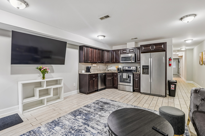 Living Room - Levis Street Union Market Apartments Unit 1