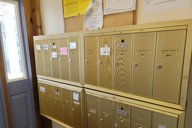 secure mail boxes - The Perry one bedroom Town House style unit