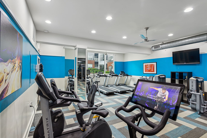 Fitness center - Arrive Buckhead Apartments