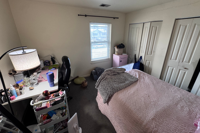 bedroom; the entire right wall is dedicated closet space - LOOKING TO SUBLET A ROOM!, right in the heart of college park!