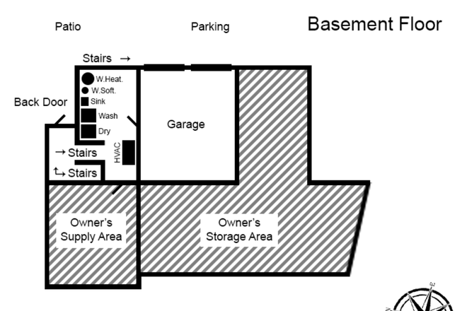 Basement - 3 bed / 1 bath. Looking for 2 roommates to share rent. House