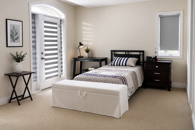 Bedroom A: $880 Private room with Single sized bed - Private room for rent in a shared house at Ironside Drive