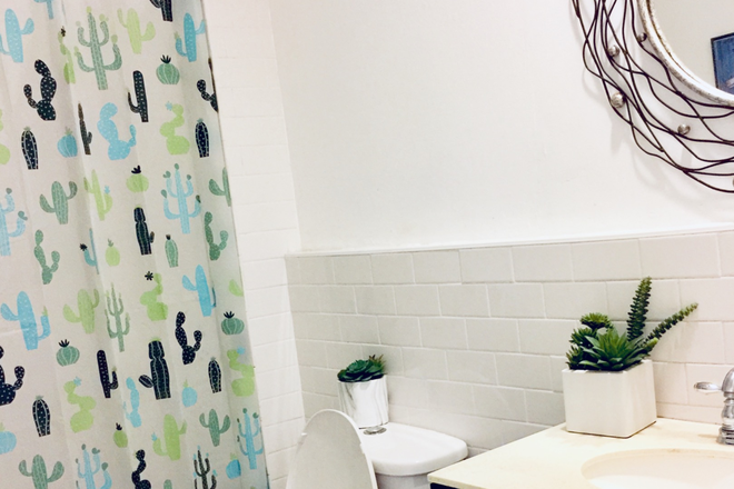 Bathroom with bathtub and shower - AVAILABLE to move in January 1st!Furnished bedroom near Northeastern University House