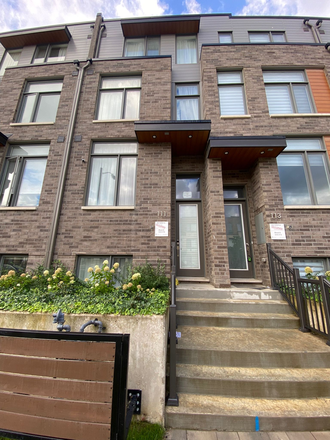 Front of house - Absolutely Stunning Brand New 5-Storey Townhouse In the Heart of Yorkdale