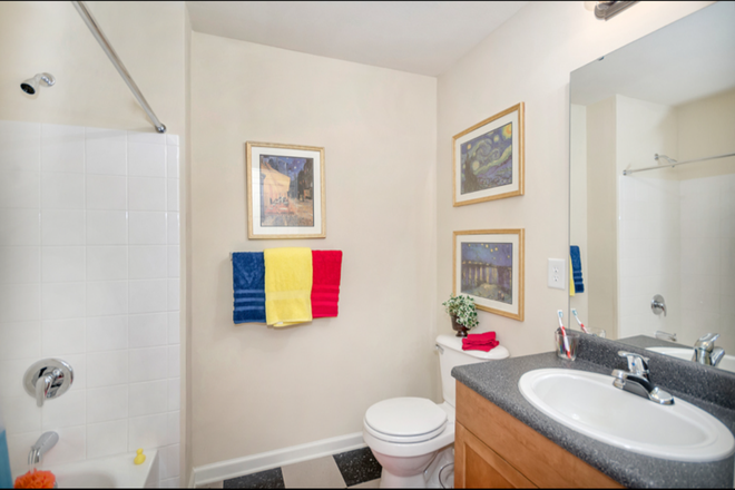 Bathroom - Eagles Landing Furnished Apartment Suite, Female unit