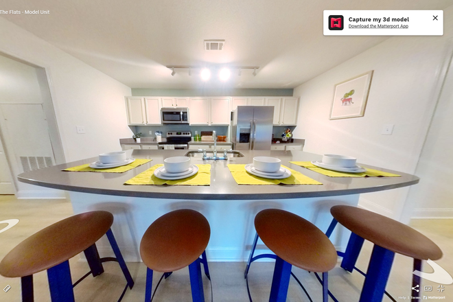 Kitchen - The Flats at The Pier Apartments