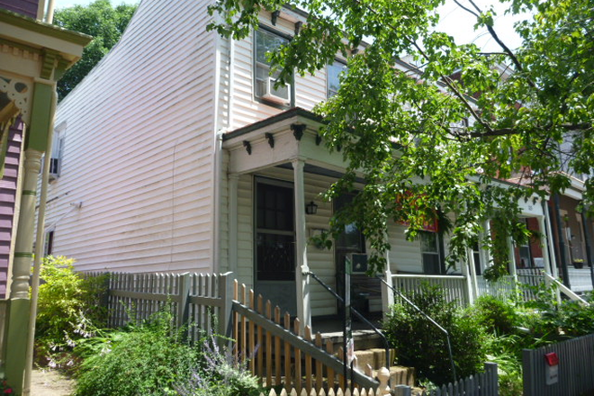 Sidewalk view - VCU is 3 blocks away, 4 bedroom, 2 full baths, front porch, fenced backyard, whole house