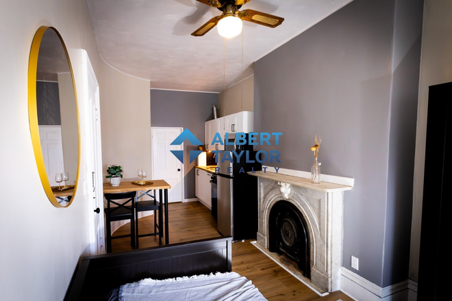 Kitchen / Living Area - **NO BROKER FEE* Furnished Studio w/ Large Windows - Steps from Everything! Apartments