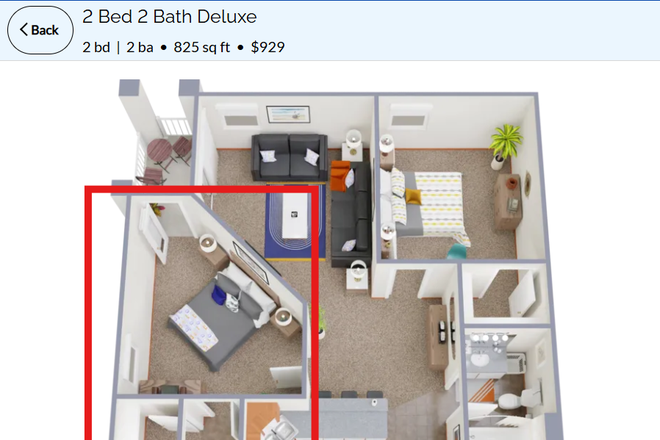 Floor plan - Riverwalk Apartments
