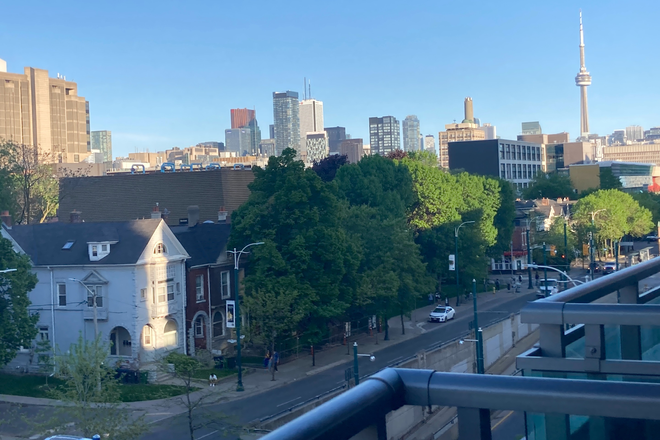 View from Balcony - 1 Furnished Bedroom in a 3 room apartment with shared kitchen and bathroom in Condo