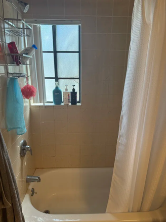 Bathroom tub - 1 person living room 1 bathroom