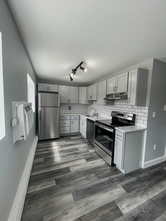 Kitchen - Modern Studio with Stainless Steel Appliances! Prime Downtown Location!