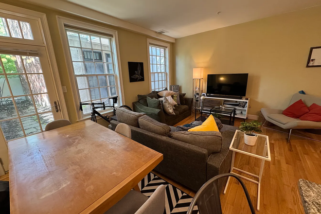 Living Area - Central AC/Dual-Level Condo/Oversized Windows/EV Charging/Open Concept Kitchen & Living Area/Nice!??