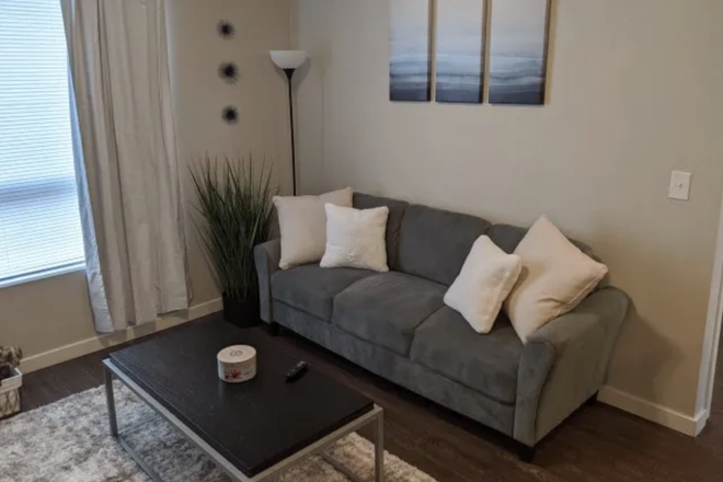 Living Room - Lease Takeover ASAP - Prime Place Furnished XL Private Room/Bath, 1st Month Free Apartments
