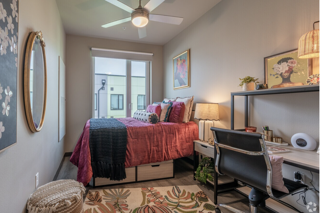 Bedroom - The Standard at Eugene Apartments