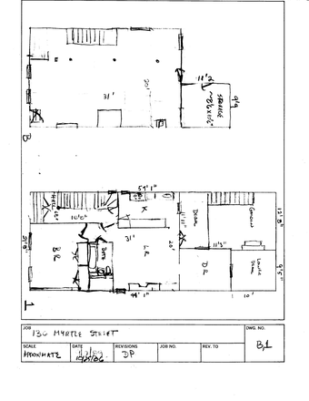 Floorplan #1 and Deck, Rear Courtyard, and Basement with Laundry - #1: Special 1 BR +. Very light-filled, quiet, and well-maintained. Photos: Interior #2; #1 similar. Apartments