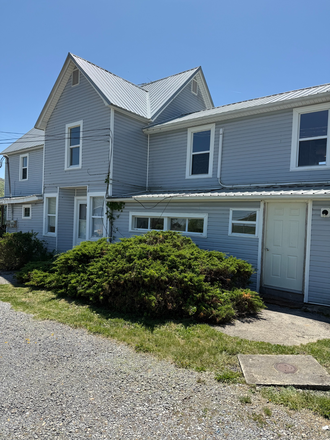 Front of Building 1 - Luster's Gate large 2 BR furnished  apartment in 4-plex, in country but near town