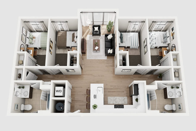 Floorplan - Apartment in Rambler College Park South