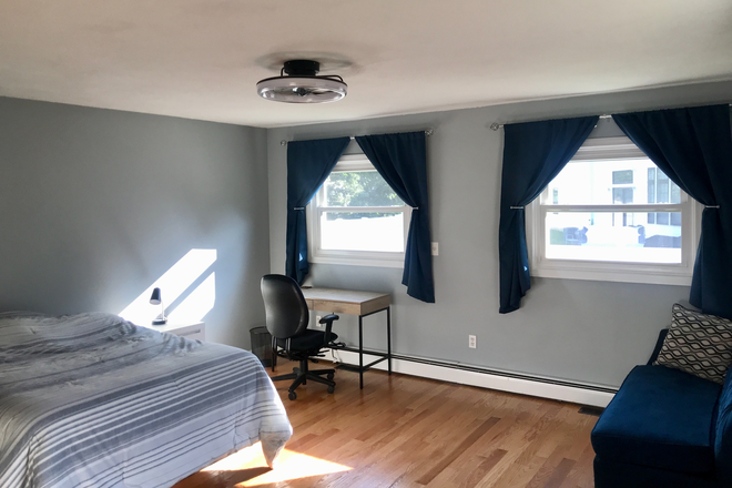Bedroom - Furnished In-Law Suite with Private Entrance in Pawtucketville
