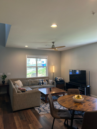 Living room / kitchen - UNC Summer Sublease: Furnished Room, Private Bath, $800, 5 Min to Campus, Quiet Location Duplex