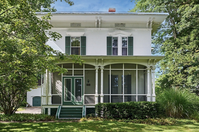 Screened in porch with views for days - High on a Hill - Stunning home in downtown Amherst