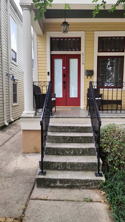 Entrance -Front door - FULLY Furnished 2 Bedroom house blocks to St Charles