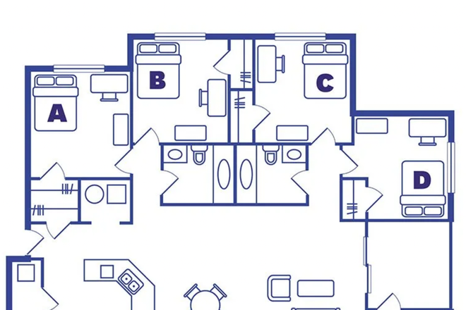 Floorplan - room D - Alight Apartments (West Side)