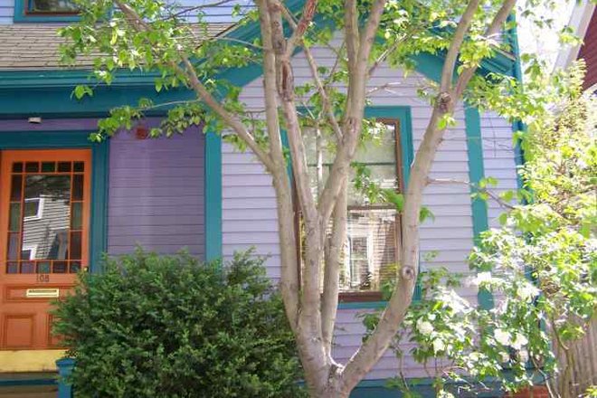 front - charming, condo apartment with deck , laundry in unit