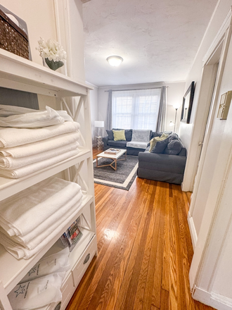 Linens and towels - KEN1693 Sunny Brookline Furnished  2-Bed in Longwood Medical Area Apartments