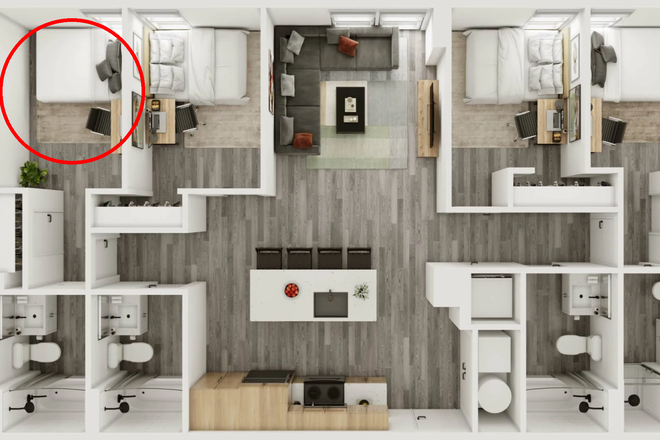 Apartment Layout - Verve Apartments | Summer Sublease