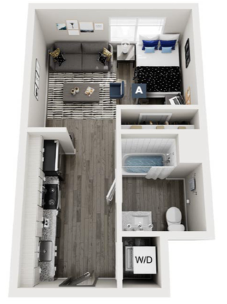 Floorplan - The Metropolitan State College Apartments