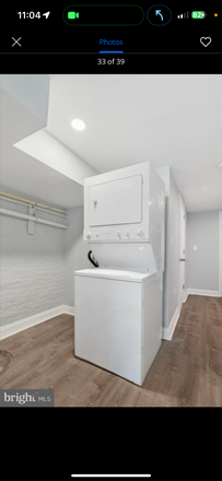 Shared laundry unit (in basement) - 2 bedroom 1 bathroom ENTIRE upper floor of rowhome