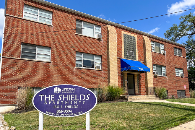 130 E Shields Exterior - 130 E. Shields Apartments