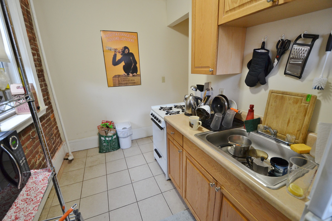 Kitchen - 2-bed w/ living room on Peterborough St. Available 9/1/25 Apartments