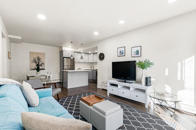 Living Room - 2355 Grove St.- The Bluebell Apartments