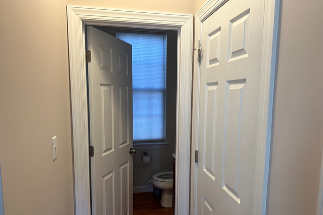 powder room on living room level - Newtown fully furnished Townhome