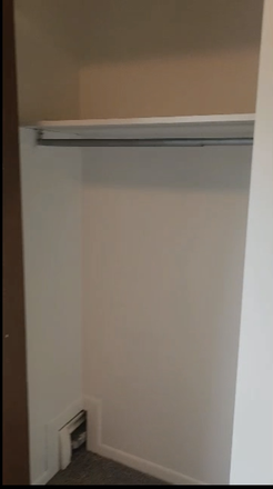 Bedroom closet - Highland Apartments, one-bedroom sublet close to campus (2 bd, 1 bth apt. with male roommate)